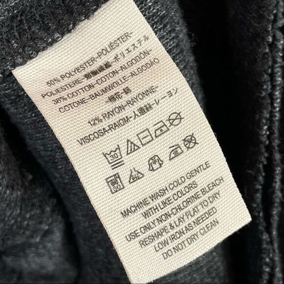 Free People Stone Cold Split Back Turtleneck Gray - Picture 15 of 16